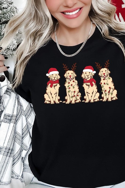 Christmas Dogs Graphic Tee