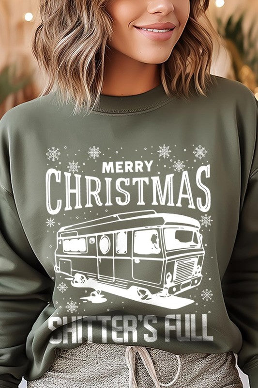 Merry Christmas Shitter's Full Graphic Sweatshirts