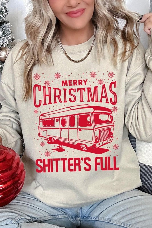 Merry Christmas Shitter's Full Graphic Sweatshirts