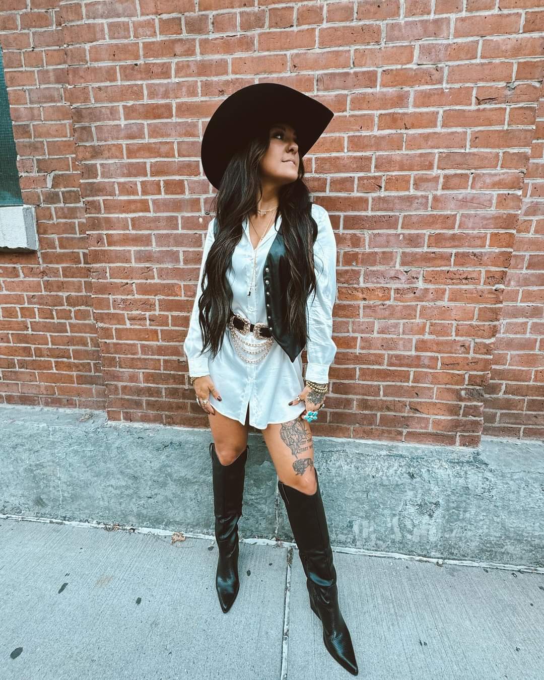 Barcelona - Knee High Western Boots